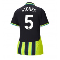 Echipament fotbal Manchester City John Stones #5 Tricou Deplasare 2024-25 pentru femei maneca scurta